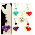 Heart "Love" Earrings